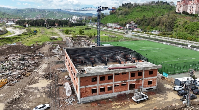 Eskipazar Spor Kompleksinde Çalışmalar Tam Gaz