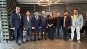 Konfederasyon Genel Başkanı Şen, Başkan Genç'in Misafiri Oldu