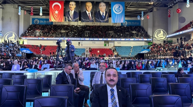 MHP Ordu Milletvekili Naci Şanlıtürk, Türk Gençliği Büyük Kurultayı'na Katıldı