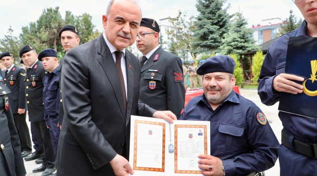 Ordu'da Engelli Gençler Asker Olmanın Sevincini Yaşadı