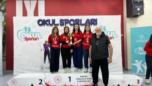 Ünye Anadolu Lisesi Atıcılık Genç Kız Tüfek Takımı Türkiye 1.'si