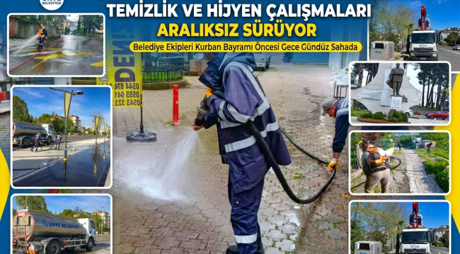 Ünye Belediyesi Kurban Bayramı Hazırlıklarını Sürdürüyor