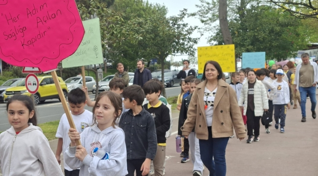 Ünye Sahilinde "Sağlık İçin Hareket Et Günü" Yürüyüşü