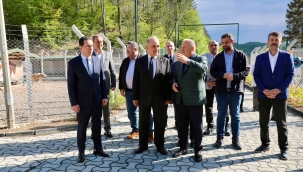 Vali Erol, Ünye Sahipsiz Sokak Hayvanları Barınağı ve Rehabilitasyon Merkezini İnceledi