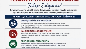 Başkan Genç: "Çıraklarımız İçin Devlet Teşvikleri Yeniden Uygulanmalı"