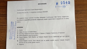 CHP'de Olağanüstü Kurultay İçin Ünye'den İmza!