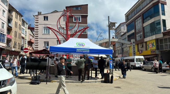 Çözüm Merkezi Gürgentepe Ve Fatsa'da Vatandaşlarla Buluştu