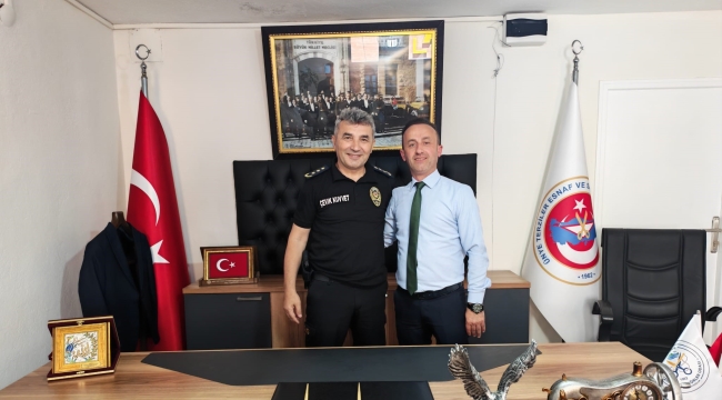 Emniyet Müdürü Sarısoy'dan Başkan Genç'e Ziyaret