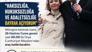 İYİ Parti Ünye İlçe Başkanlığından Tandoğan Mitingine Davet