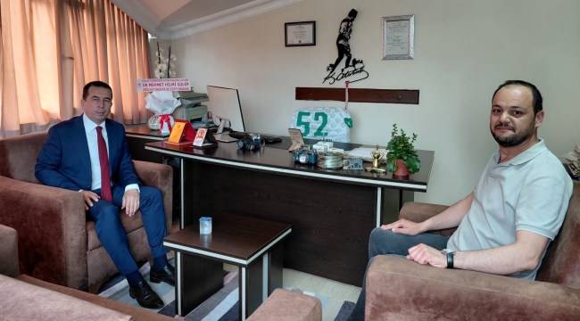 Kaymakam Işık'tan Nesnel Medya'ya Veda Ziyareti