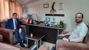Kaymakam Işık'tan Nesnel Medya'ya Veda Ziyareti