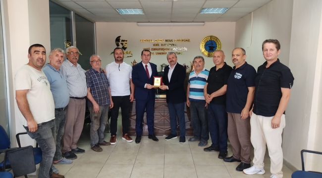Kaymakam Işık'tan Ünye Sanayi Sitesi Kooperatifine Veda Ziyareti