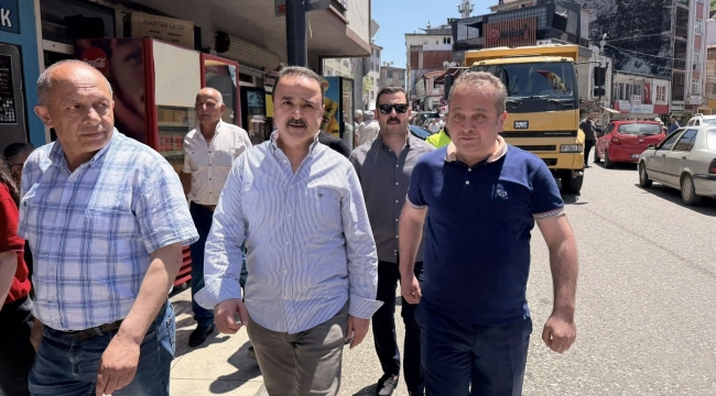 MHP'li Şanlıtürk Memleketi Ordu'da Sahaya İndi: "Ordu'muz İçin Gece Gündüz Çalışmaya Devam Ediyoruz"