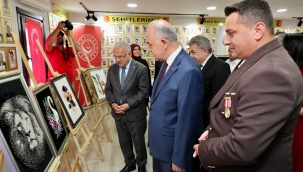 Şehit Yakınları ve Gazilerden El Sanatları Sergisi