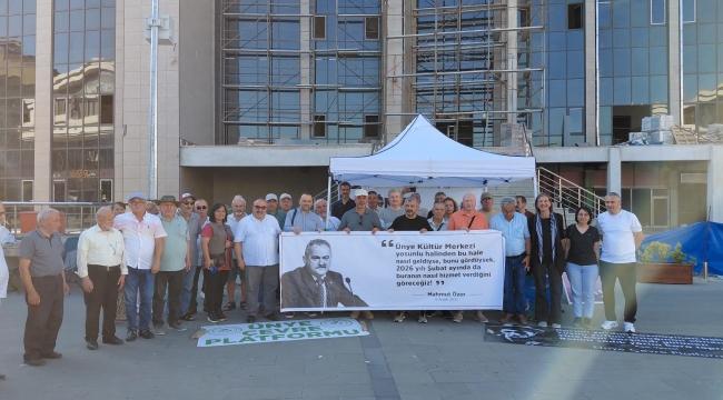 Ünye Çevre Platformu'ndan İronik Bir Açılış: Ünye Kültür Çadırı