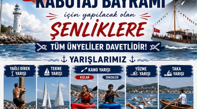Ünye'de 1 Temmuz Kabotaj Bayramı Coşkusu Yaşanacak