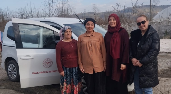 Ünye'de Gebe Okulu, Anne Adaylarına Ev Ziyaretiyle Destek Oldu