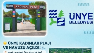 Ünye Kadınlar Plajında Sezon Açıldı!
