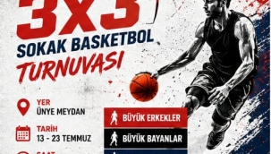 Ünye Meydanı’nda 3x3 Basketbol Heyecanı Başlıyor
