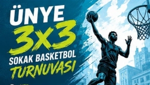 Ünye ƐX3 Sokak Basketbol Turnuvası Ön Başvuruları Başladı