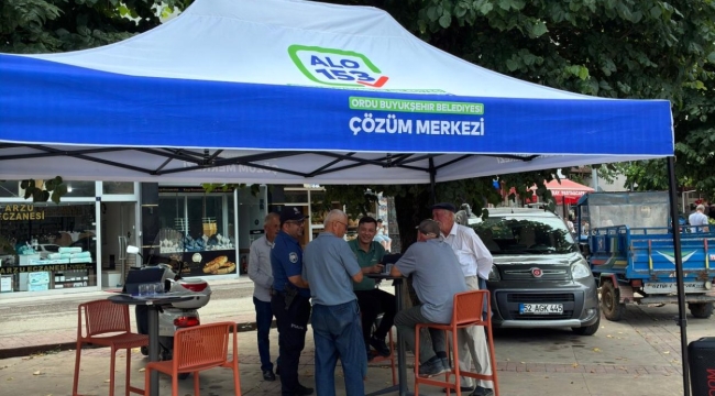 153 Çözüm Merkezi Bu Kez İkizce'de Vatandaşlarla Buluştu