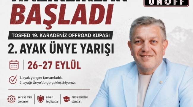 19. Karadeniz Offroad Kupası'nın 2. Ayağı İçin Ünye'de Hazırlıklar Başladı