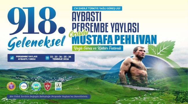 918. Aybastı Perşembe Yaylası Güreş ve Kültür Festivali Başlıyor
