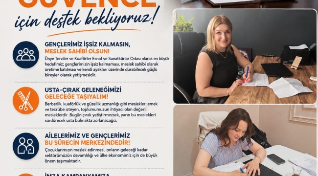 Başkan Genç'ten Kamuoyuna Çağrı: "Gençlerimize Meslek, Geleceğimize Güvence"