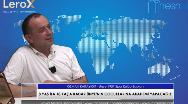 Başkan Karayiğit: "Ünye 1957 Spor'u Kayyuma Bırakmam!"