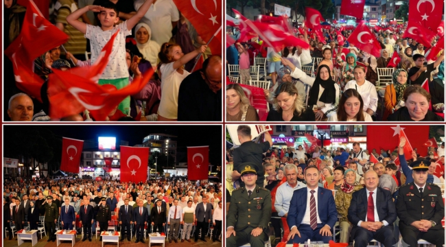 Demokrasi Zaferi'nin 10. Yılında Ünye Tek Yürek Oldu