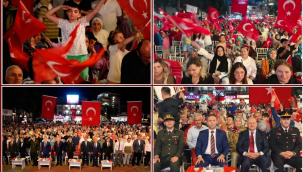 Demokrasi Zaferi'nin 10. Yılında Ünye Tek Yürek Oldu