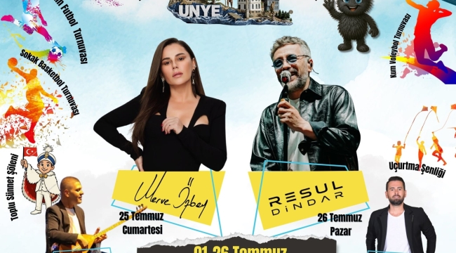 Festival Coşkusu Ünye'de Yaşanıyor