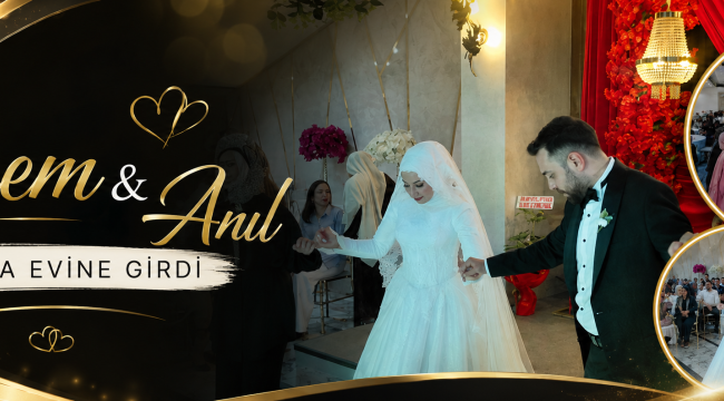 Gazeteci Hamza Alp'in Mutlu Günü: İrem ve Anıl Dünya Evine Girdi