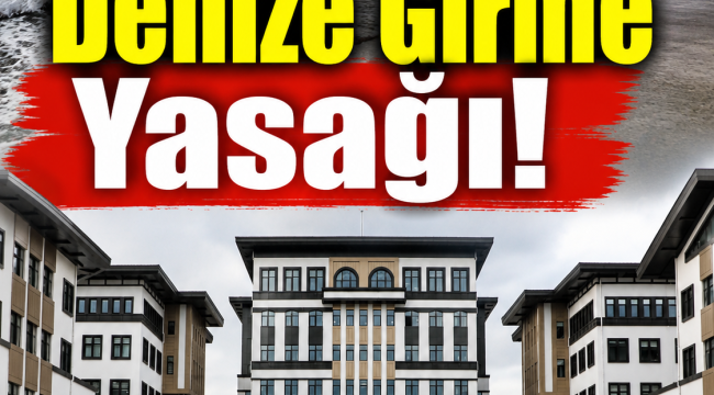 Ordu'da Denize Girme Yasağı!