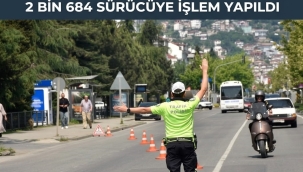 Ordu'da Trafik Denetimlerinde 17 Bin 951 Araç Kontrol Edildi: 2 Bin 684 Sürücüye İşlem Yapıldı