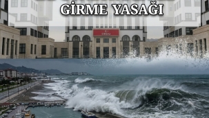 Ordu Valiliği'nden İki Günlük Denize Girme Yasağı