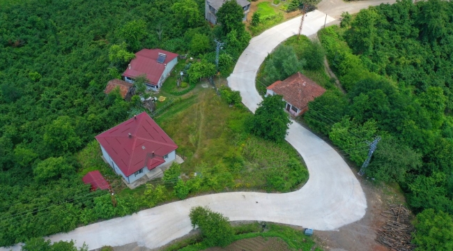 Ordu ve Samsun'u Buluşturan Yola Büyükşehir Dokunuşu