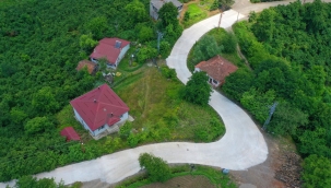 Ordu ve Samsun'u Buluşturan Yola Büyükşehir Dokunuşu