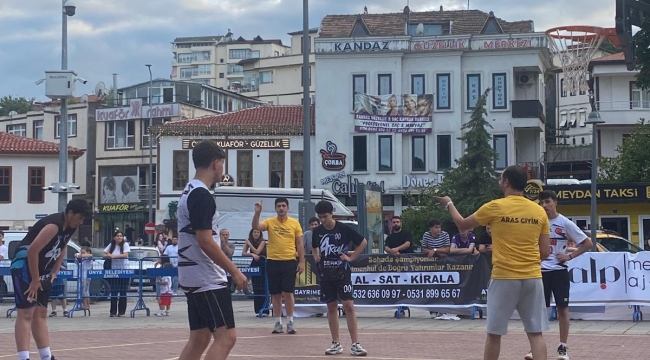 Ünye'de 3x3 Sokak Basketbolu Heyecanı Başladı