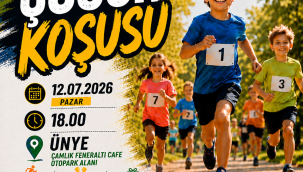 Ünye'de Çocuk Koşusu Heyecanı 12 Temmuz'da Yaşanacak