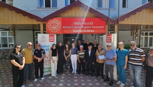 Ünye'de Yaşlı Bakım Evlerinde "Hareket Yaşı" Taraması Yapıldı