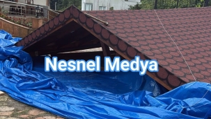 Ünye Gölcüğez Mahallesinde Çatı Uçtu: 3 Yaralı