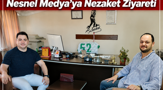 Ünye Rotary Kulübü Yeni Dönem Başkanı Alper Öztürk'ten Nesnel Medya'ya Nezaket Ziyareti