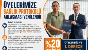 Ünye Terziler ve Kuaförler Odası ile Medical Park Ordu Hastanesi Arasındaki Sağlık Protokolü Yenilendi