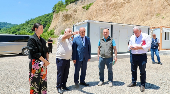 Vali Erol, Yapımı Devam Eden Doğal Yaşam Alanlarında İncelemede Bulundu