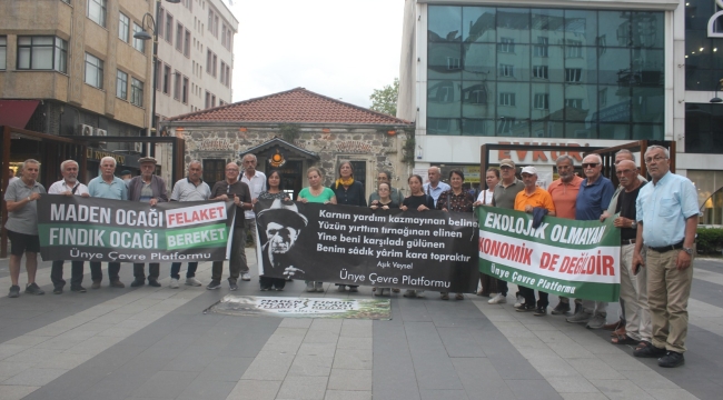 "Yaşam Alanlarımız Satılık Değil" Çıkışı: Ünye Çevre Platformu'ndan Doğa ve Kent Hakkı Vurgusu